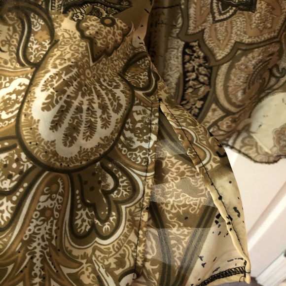 Studio C Women’s long sleeve Casual blouse, Greek-inspired print Size 18-20 - Picture 4 of 5